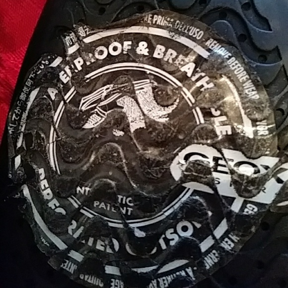 Geox Respira waterproof black patent flats sz 9 - Picture 5 of 6